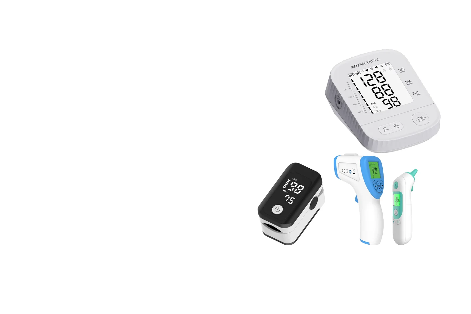 Family of home medical monitoring devices