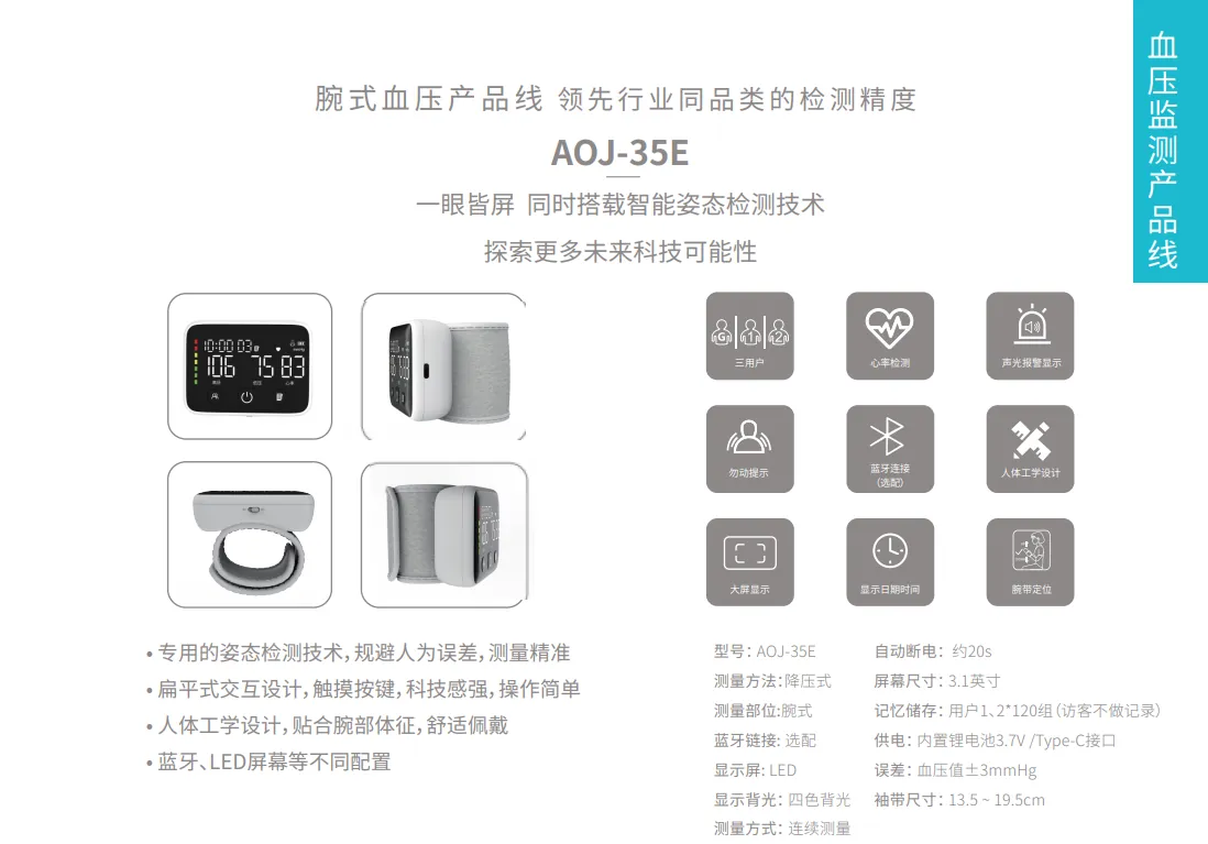 2021CMEF China International Medical Equipment Exposition --- Release of AOJ New Blood Pressure Monitors