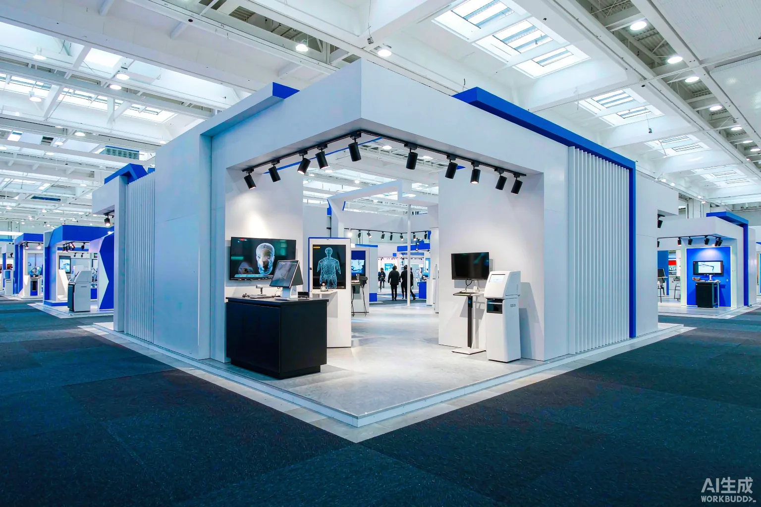 Exhibition stand at an international medical fair