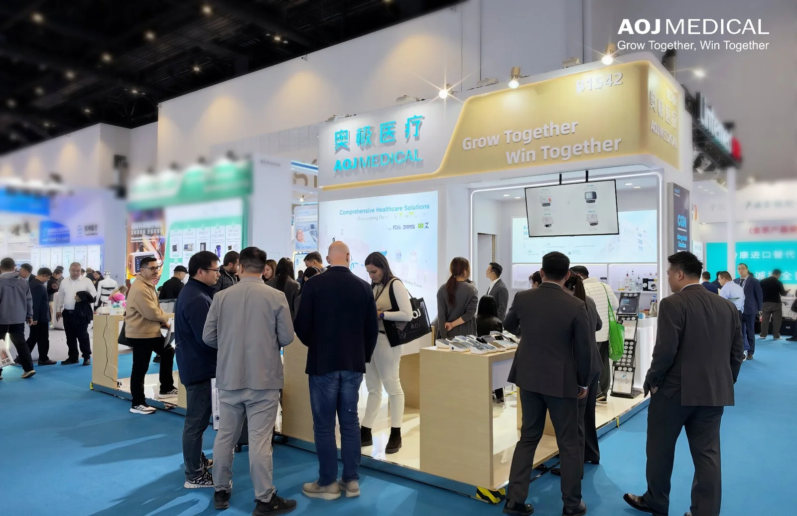 Day 1 at CMEF Beijing 2026 — AOJ Medical team ready to welcome you at Booth B1S42