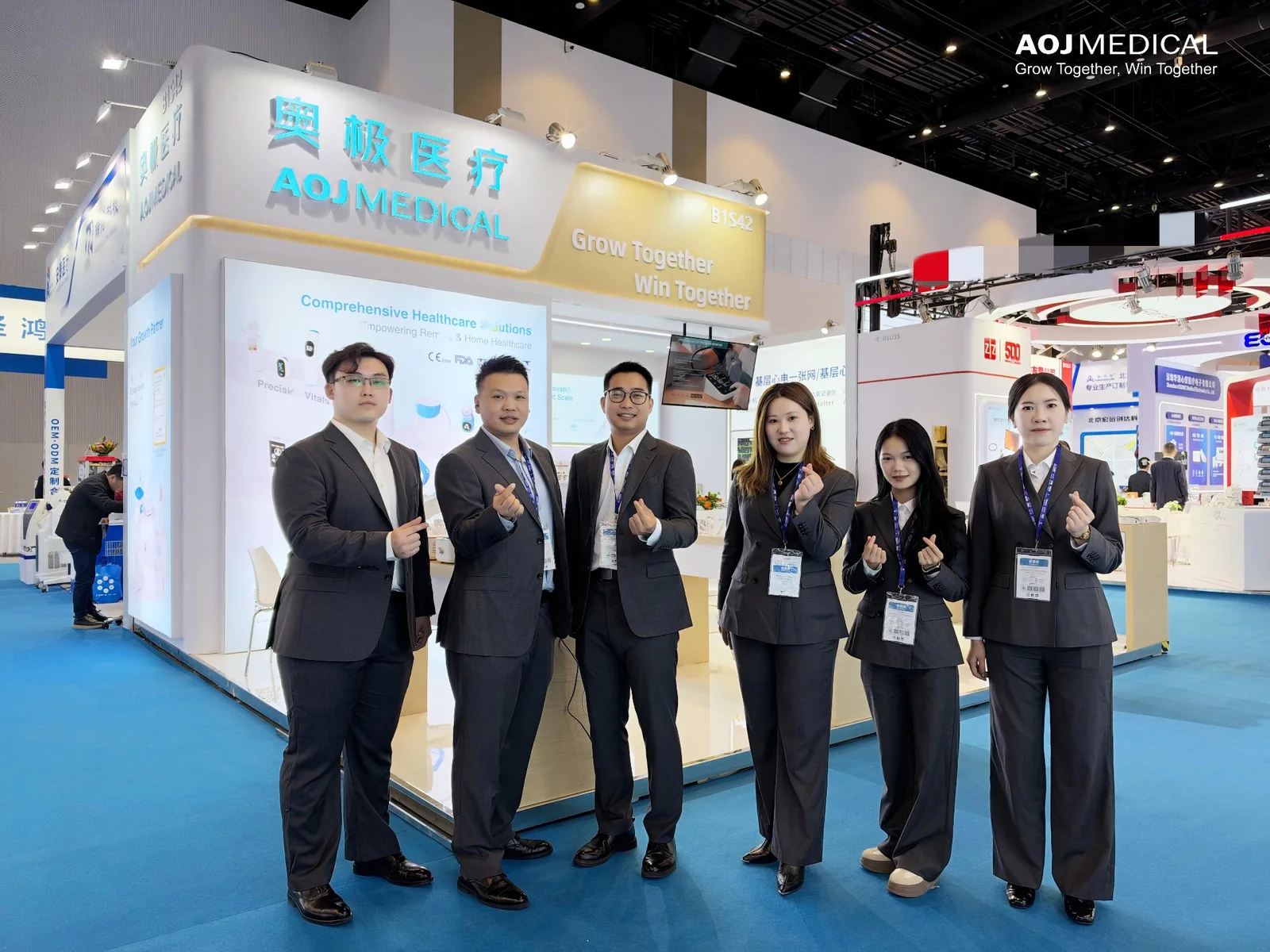 Day 1 at CMEF Beijing 2026 — AOJ Medical Booth B1S42
