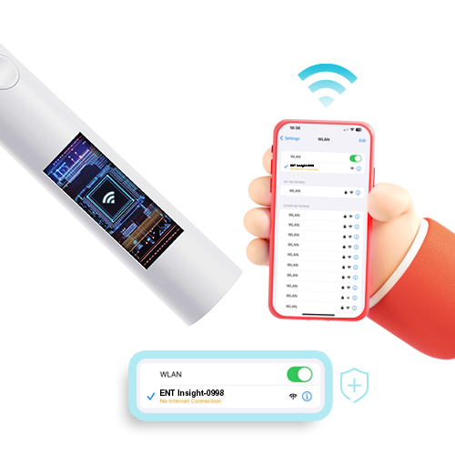 Patented 6-LED WiFi Smart Medical Grade Digital Otoscope​