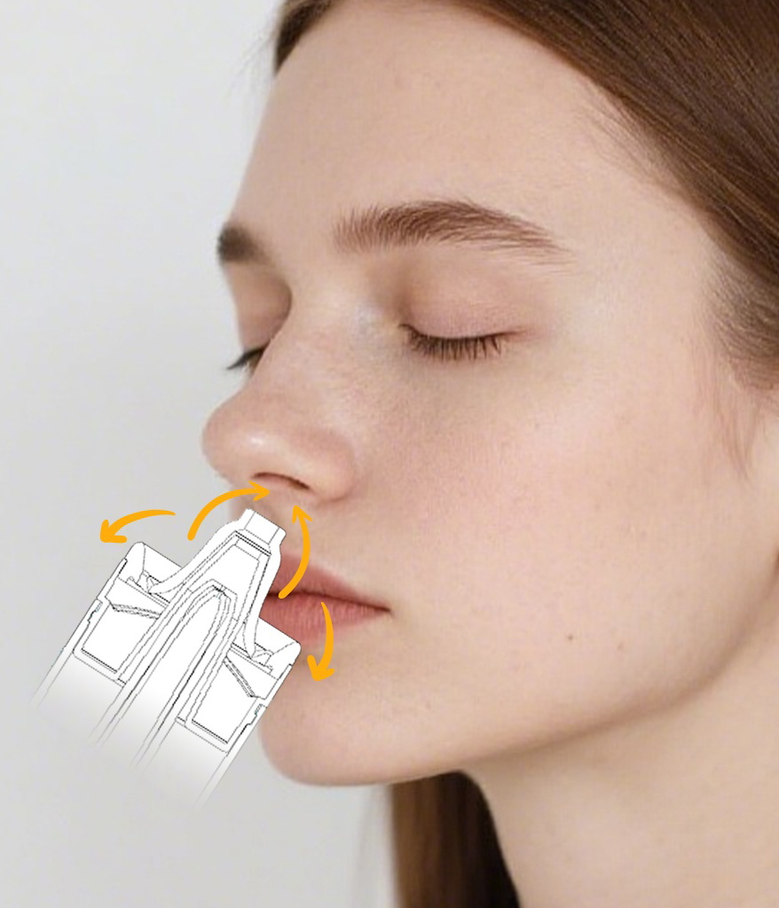 Ergonomic Compact Design gentle electric nasal irrigator used
