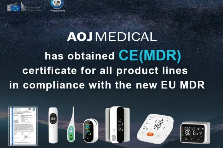 AOJ Medical Receives CE(MDR) Certificate Under the New European Medical Device Regulation