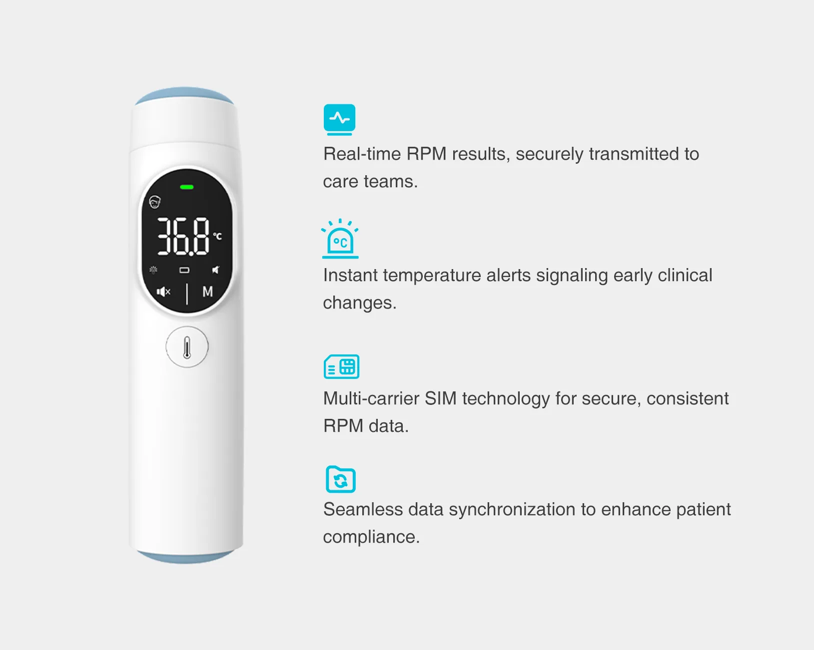 RPM Core AOJ-20F Pro dual-mode infrared thermometer