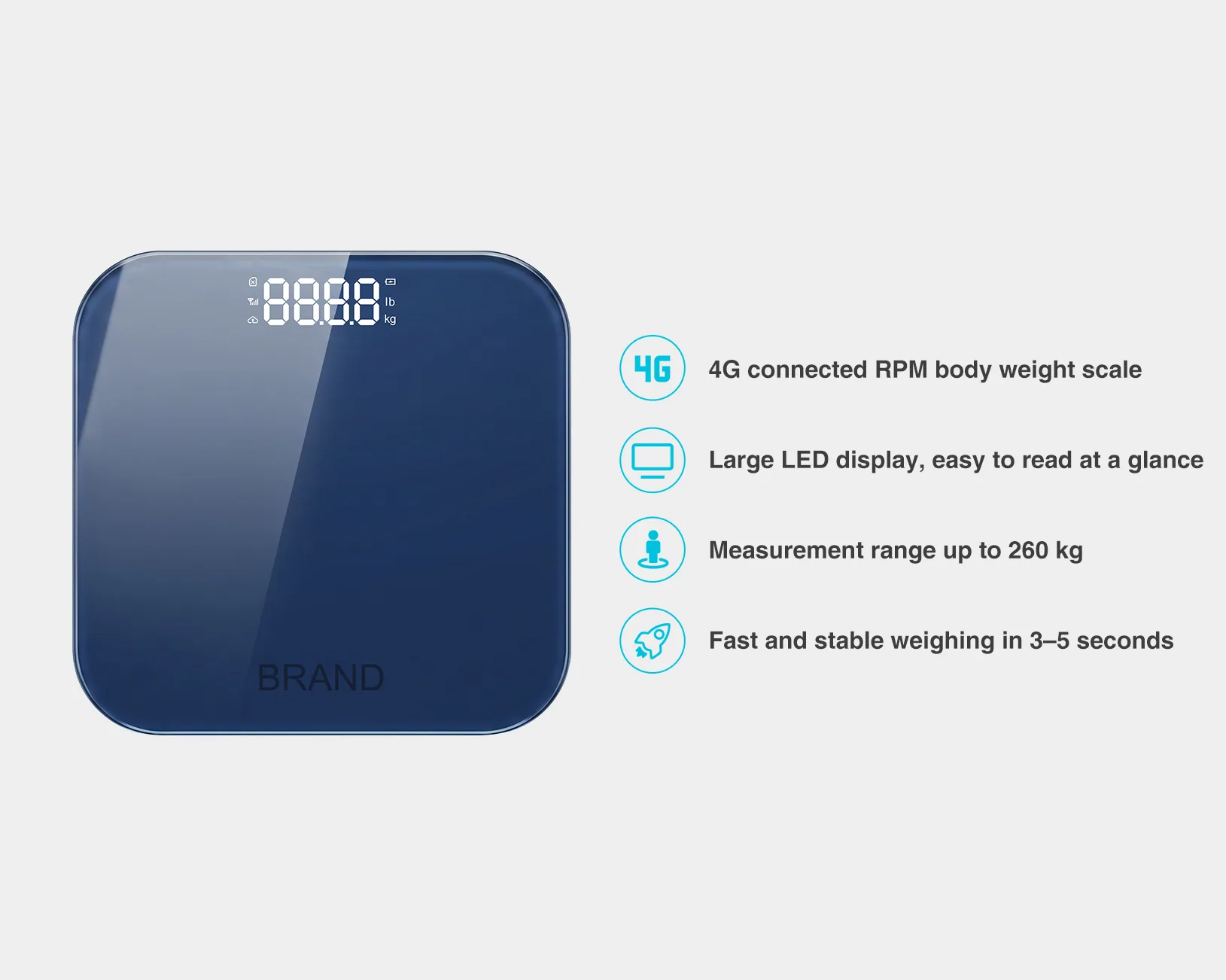 RPM Core SCL-80A cellular body weight scale