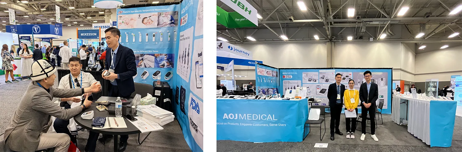 AOJ Medical showcases intelligent blood pressure monitors