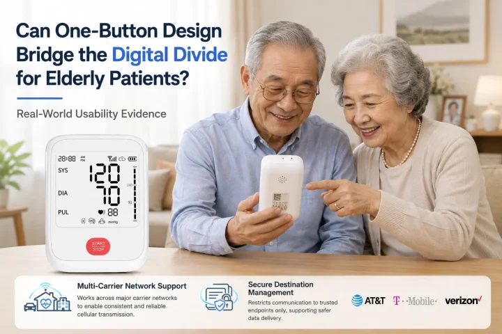 Can One-Button Design Bridge the Digital Divide for Elderly Patients? Real-World Usability Evidence