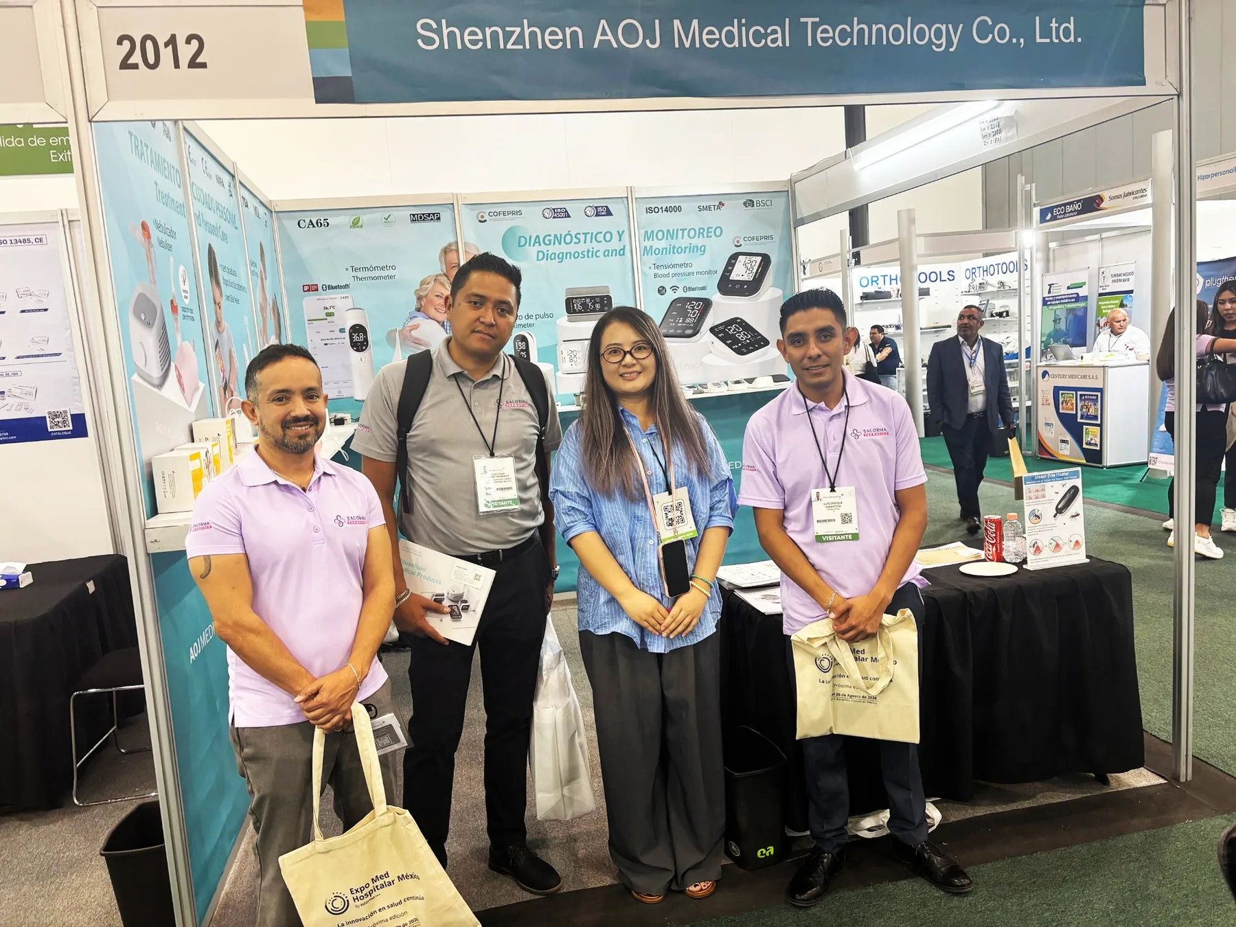 AOJ at Mexico International Exhibition 2026 photos